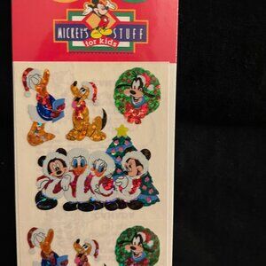 2/$20 mix match 1995 Mickey's Stuff Sandylion Christmas Cheer Mini Strip Sticker